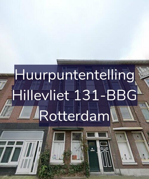Foto gevel Huurpuntentelling voor Hillevliet 131-BBG, Rotterdam