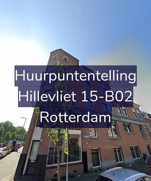 Foto gevel Huurpuntentelling voor Hillevliet 15-B02, Rotterdam