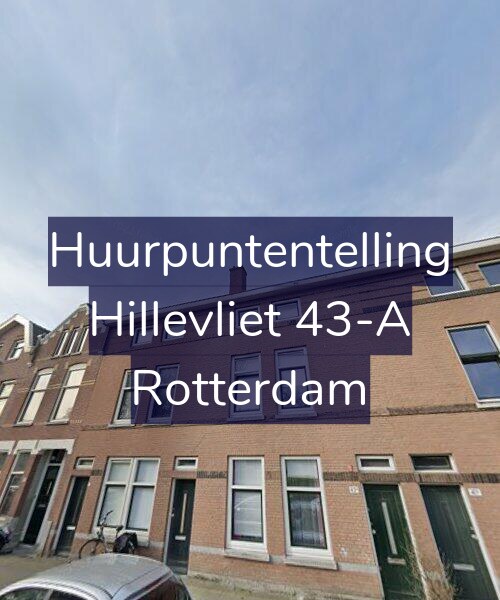 Foto gevel Huurpuntentelling voor Hillevliet 43-A, Rotterdam
