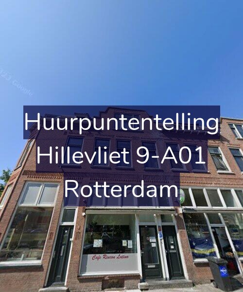 Foto gevel Huurpuntentelling voor Hillevliet 9-A01, Rotterdam