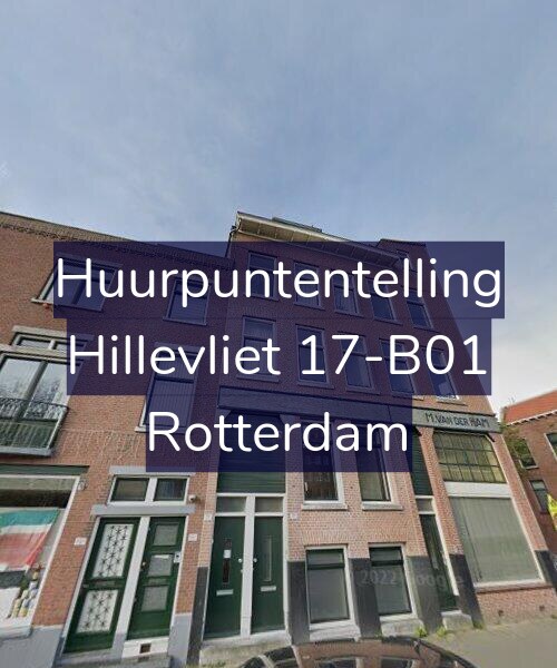 Foto gevel Huurpuntentelling voor Hillevliet 17-B01, Rotterdam