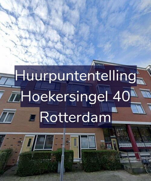 Foto gevel Huurpuntentelling voor Hoekersingel 40, Rotterdam