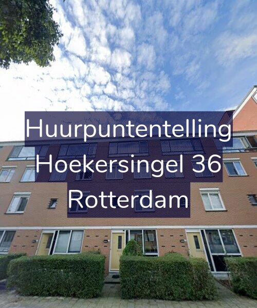 Foto gevel Huurpuntentelling voor Hoekersingel 36, Rotterdam
