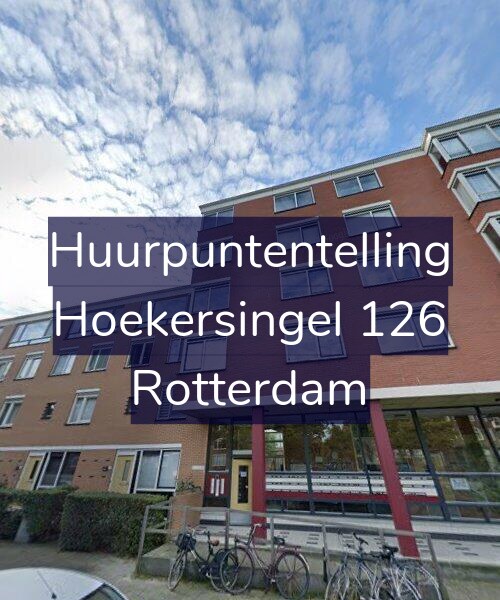 Foto gevel Huurpuntentelling voor Hoekersingel 126, Rotterdam