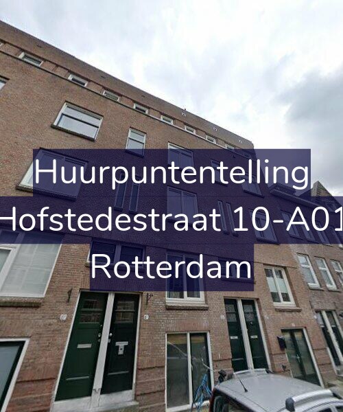 Foto gevel Huurpuntentelling voor Hofstedestraat 10-A01, Rotterdam