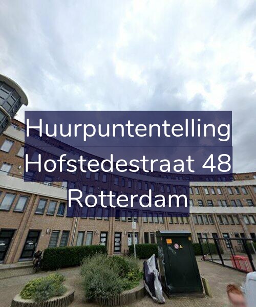 Foto gevel Huurpuntentelling voor Hofstedestraat 48, Rotterdam