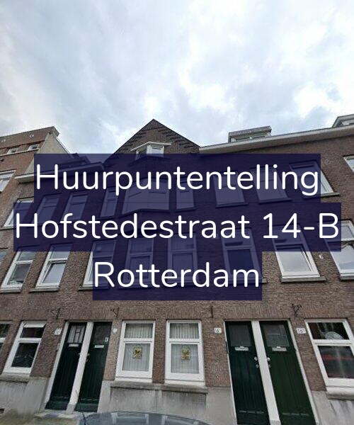 Foto gevel Huurpuntentelling voor Hofstedestraat 14-B, Rotterdam