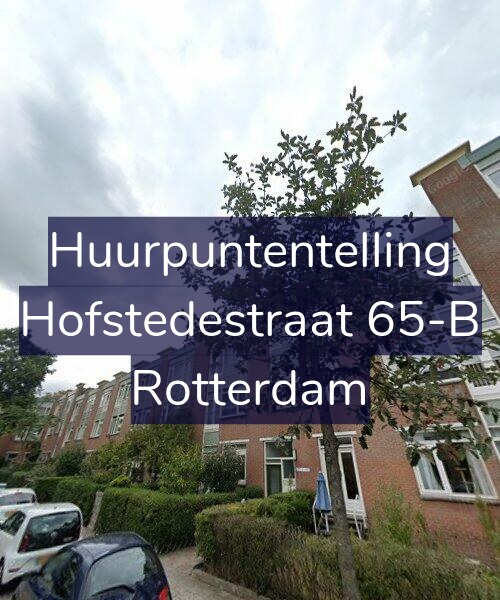 Foto gevel Huurpuntentelling voor Hofstedestraat 65-B, Rotterdam