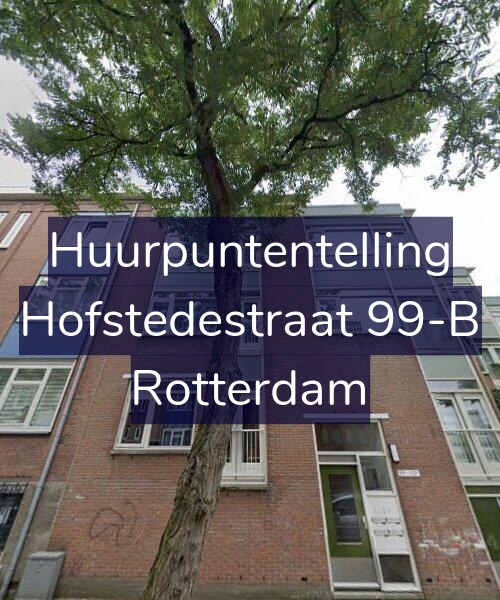Foto gevel Huurpuntentelling voor Hofstedestraat 99-B, Rotterdam