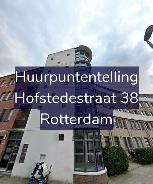 Foto gevel Huurpuntentelling voor Hofstedestraat 38, Rotterdam