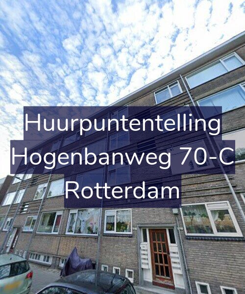 Foto gevel Huurpuntentelling voor Hogenbanweg 70-C, Rotterdam