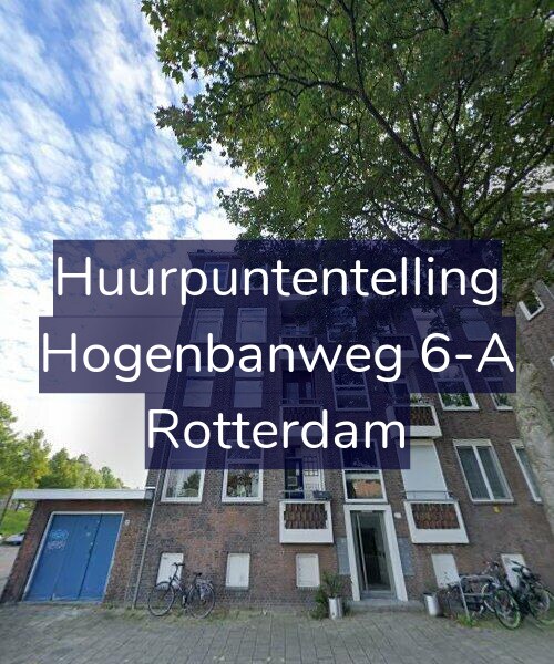 Foto gevel Huurpuntentelling voor Hogenbanweg 6-A, Rotterdam
