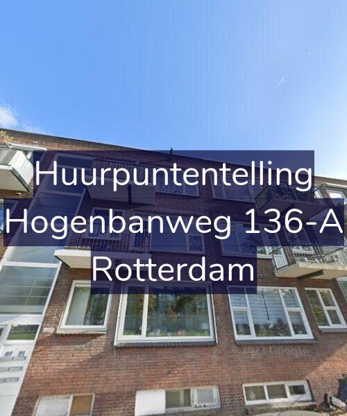 Foto gevel Huurpuntentelling voor Hogenbanweg 136-A, Rotterdam