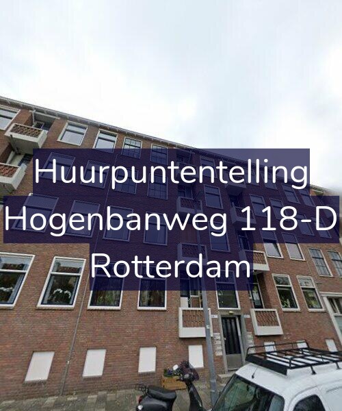 Foto gevel Huurpuntentelling voor Hogenbanweg 118-D, Rotterdam