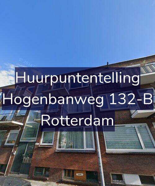 Foto gevel Huurpuntentelling voor Hogenbanweg 132-B, Rotterdam