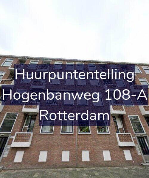 Foto gevel Huurpuntentelling voor Hogenbanweg 108-A, Rotterdam