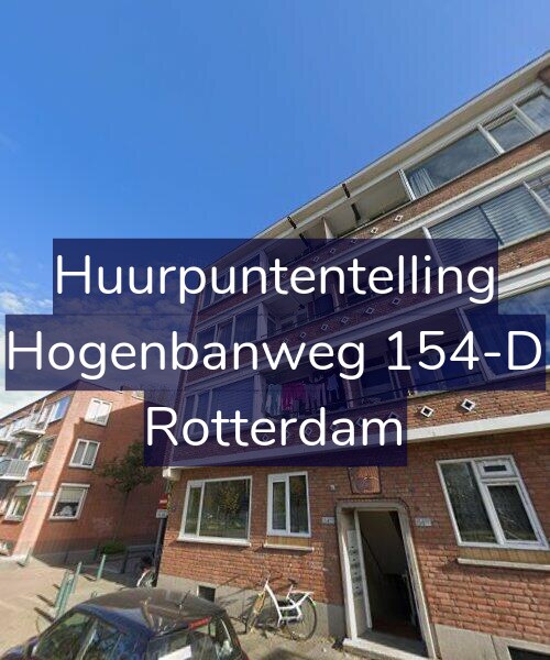 Foto gevel Huurpuntentelling voor Hogenbanweg 154-D, Rotterdam