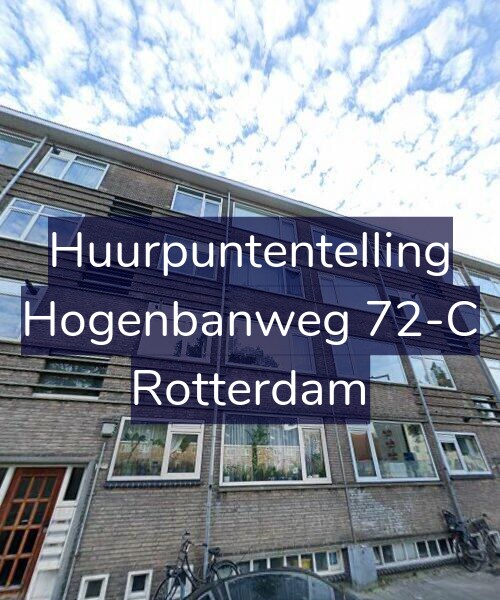 Foto gevel Huurpuntentelling voor Hogenbanweg 72-C, Rotterdam