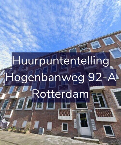 Foto gevel Huurpuntentelling voor Hogenbanweg 92-A, Rotterdam