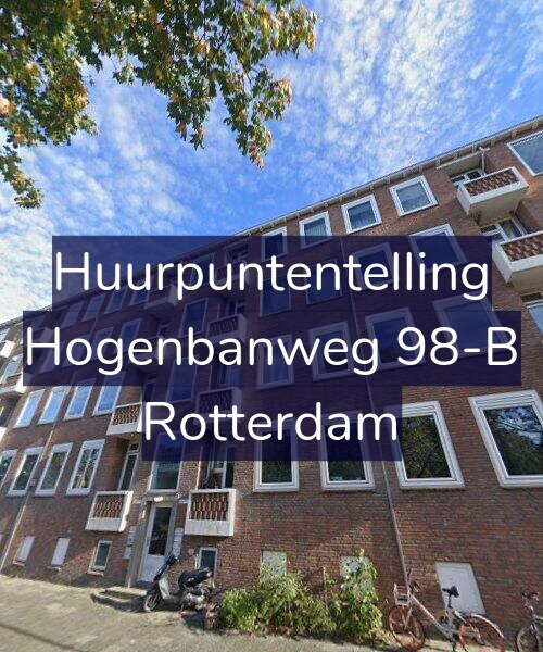 Foto gevel Huurpuntentelling voor Hogenbanweg 98-B, Rotterdam