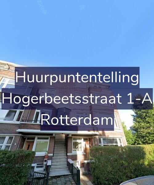 Foto gevel Huurpuntentelling voor Hogerbeetsstraat 1-A, Rotterdam