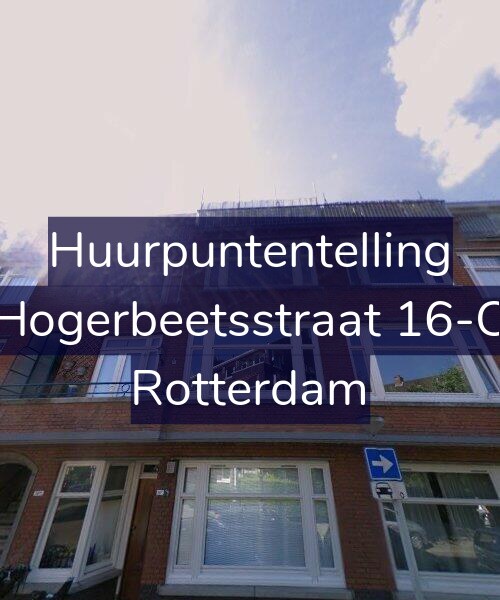 Foto gevel Huurpuntentelling voor Hogerbeetsstraat 16-C, Rotterdam