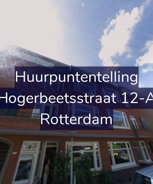 Foto gevel Huurpuntentelling voor Hogerbeetsstraat 12-A, Rotterdam