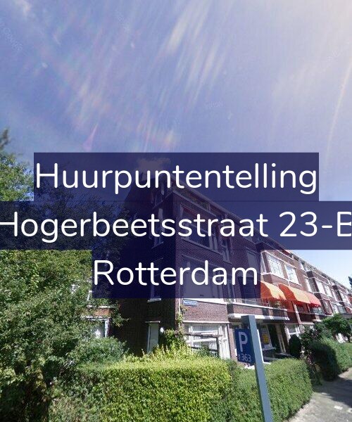 Foto gevel Huurpuntentelling voor Hogerbeetsstraat 23-B, Rotterdam