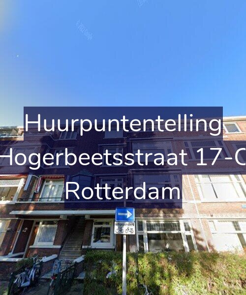 Foto gevel Huurpuntentelling voor Hogerbeetsstraat 17-C, Rotterdam