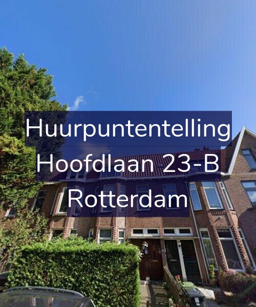 Foto gevel Huurpuntentelling voor Hoofdlaan 23-B, Rotterdam