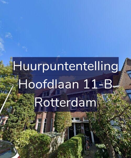 Foto gevel Huurpuntentelling voor Hoofdlaan 11-B, Rotterdam