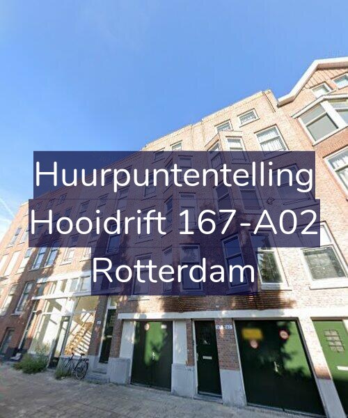 Foto gevel Huurpuntentelling voor Hooidrift 167-A02, Rotterdam