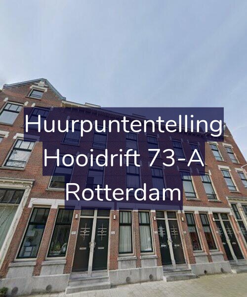 Foto gevel Huurpuntentelling voor Hooidrift 73-A, Rotterdam