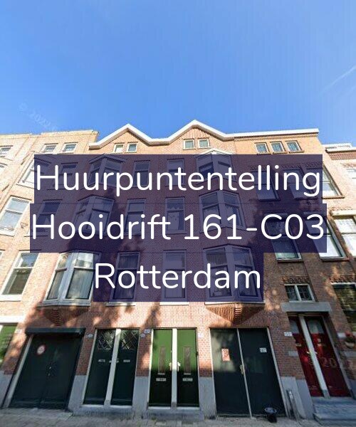 Foto gevel Huurpuntentelling voor Hooidrift 161-C03, Rotterdam