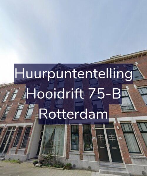 Foto gevel Huurpuntentelling voor Hooidrift 75-B, Rotterdam