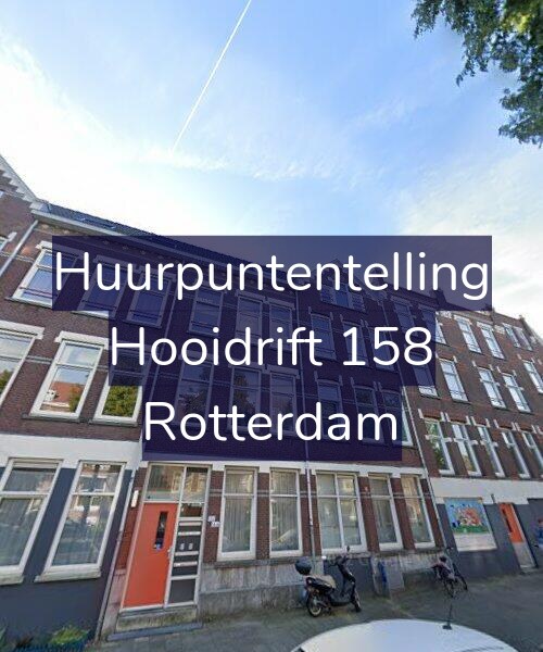 Foto gevel Huurpuntentelling voor Hooidrift 158, Rotterdam