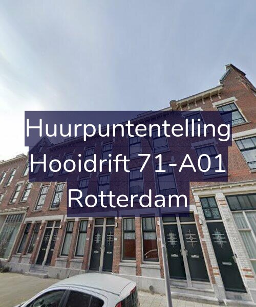 Foto gevel Huurpuntentelling voor Hooidrift 71-A01, Rotterdam