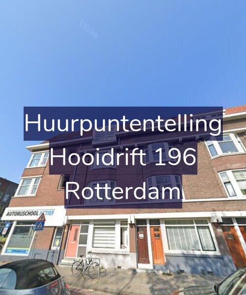 Foto gevel Huurpuntentelling voor Hooidrift 196, Rotterdam