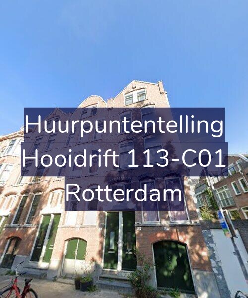 Foto gevel Huurpuntentelling voor Hooidrift 113-C01, Rotterdam