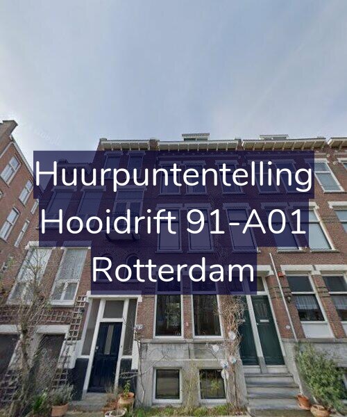 Foto gevel Huurpuntentelling voor Hooidrift 91-A01, Rotterdam