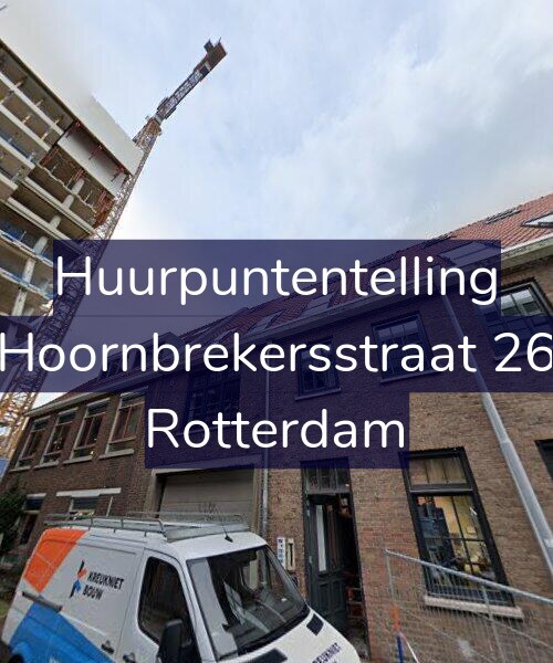 Foto gevel Huurpuntentelling voor Hoornbrekersstraat 26, Rotterdam