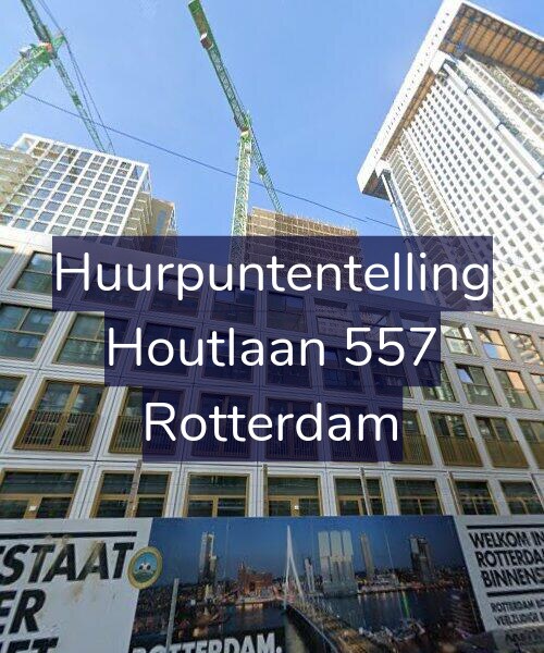 Foto gevel Huurpuntentelling voor Houtlaan 557, Rotterdam
