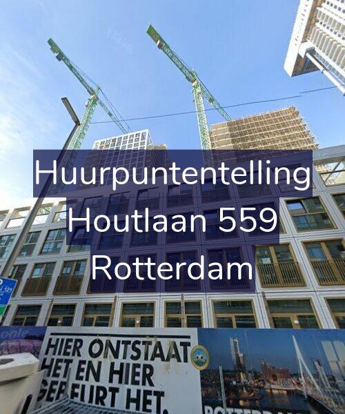 Foto gevel Huurpuntentelling voor Houtlaan 559, Rotterdam