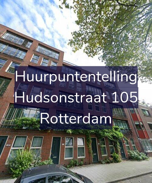 Foto gevel Huurpuntentelling voor Hudsonstraat 105, Rotterdam