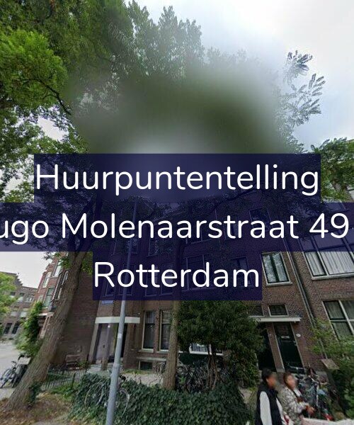 Foto gevel Huurpuntentelling voor Hugo Molenaarstraat 49-A, Rotterdam