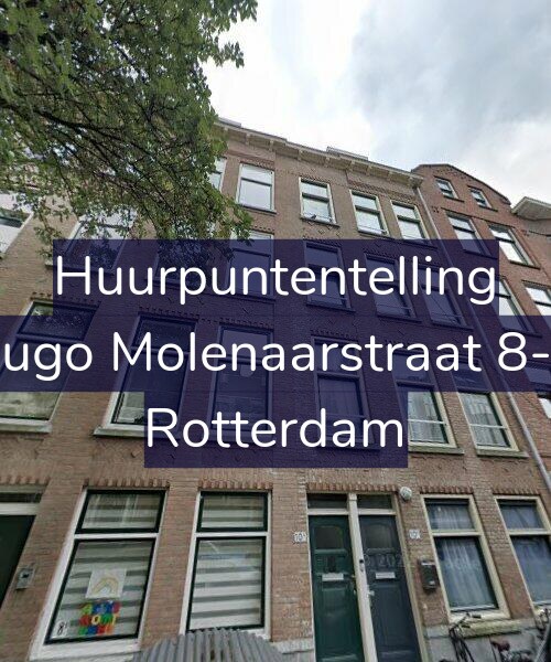 Foto gevel Huurpuntentelling voor Hugo Molenaarstraat 8-A, Rotterdam
