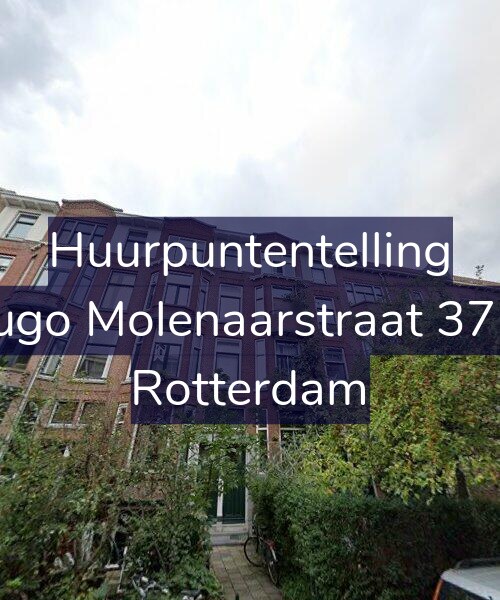 Foto gevel Huurpuntentelling voor Hugo Molenaarstraat 37-B, Rotterdam