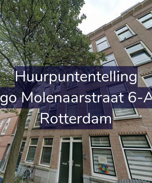 Foto gevel Huurpuntentelling voor Hugo Molenaarstraat 6-A02, Rotterdam