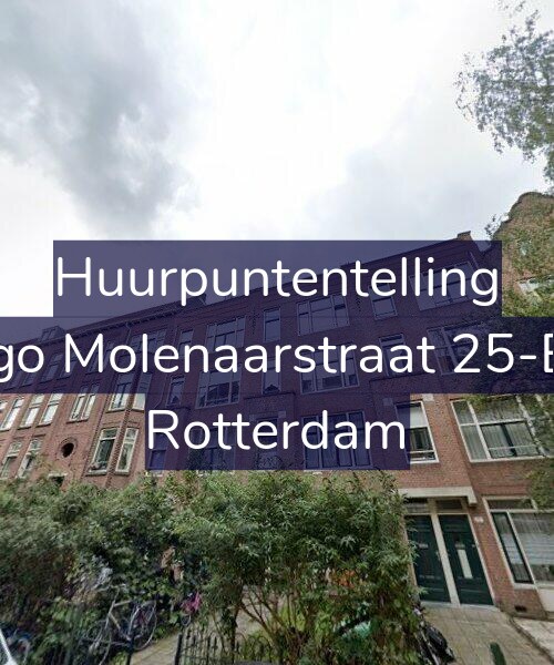 Foto gevel Huurpuntentelling voor Hugo Molenaarstraat 25-B02, Rotterdam