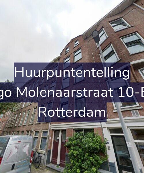 Foto gevel Huurpuntentelling voor Hugo Molenaarstraat 10-B01, Rotterdam